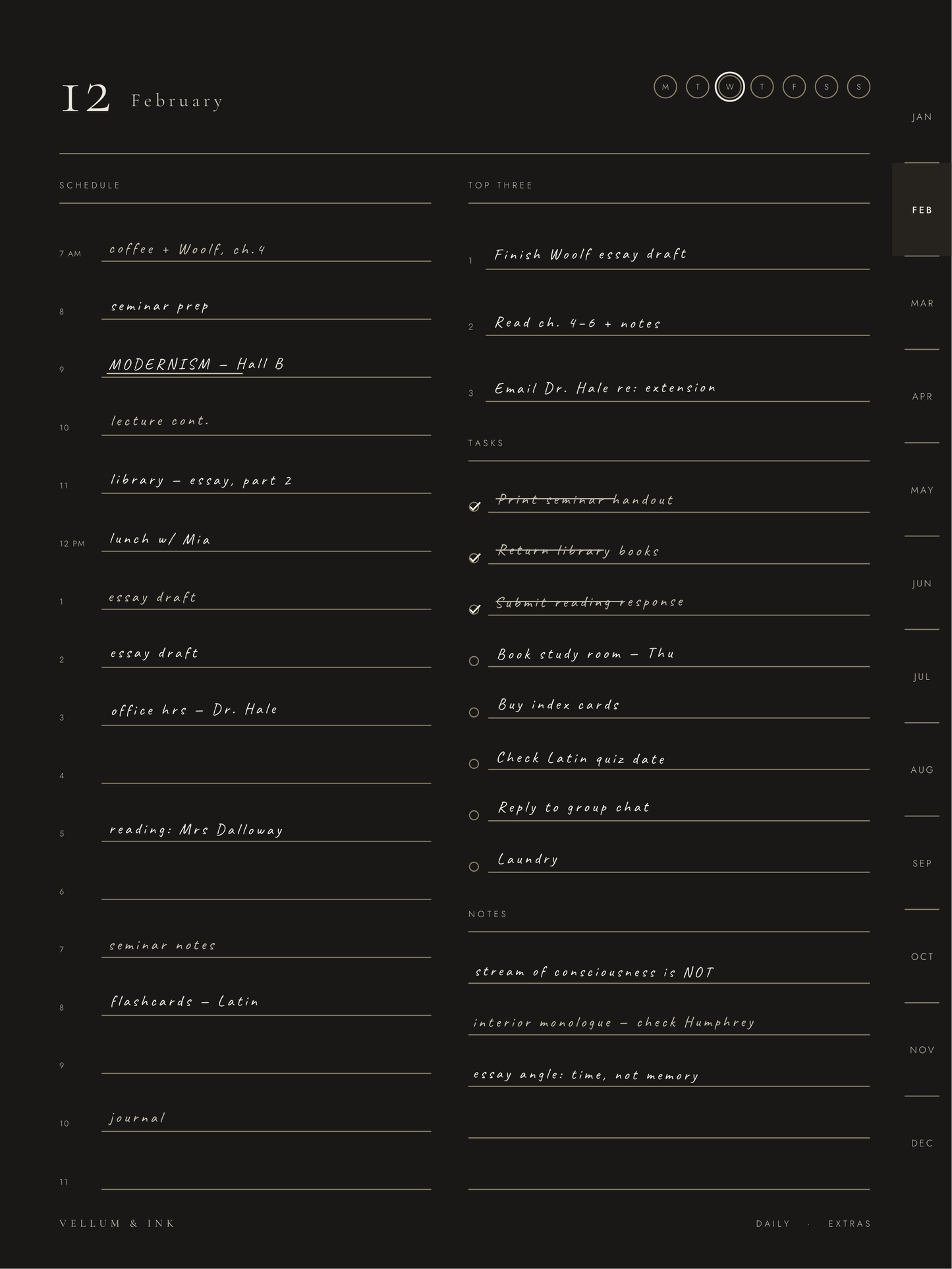 Vellum & Ink Planner V1