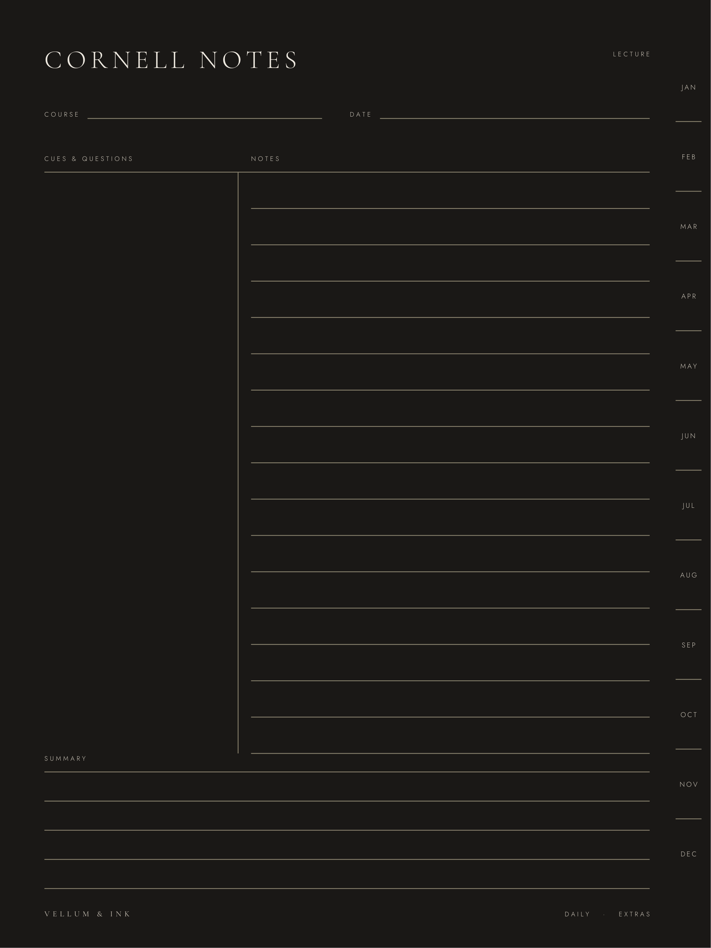 Vellum & Ink Planner V1