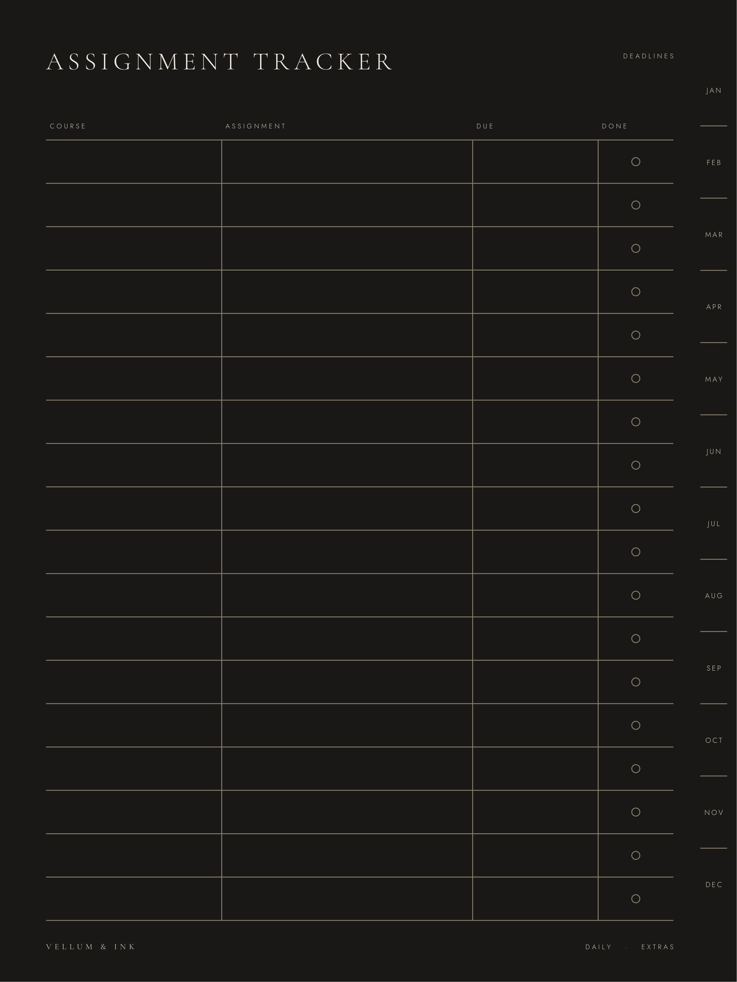 Vellum & Ink Planner V1