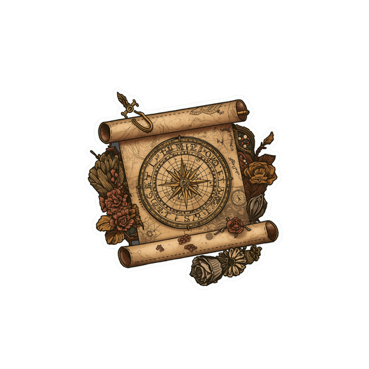 Astronomia — Dark Academia Kiss-Cut Sticker